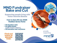 MND Fundraiser Bake and Cut